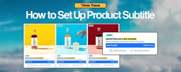 How to Set Up a Product Card Subtitle in our Shopify Themes