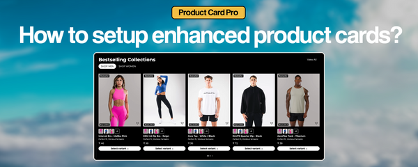 How to setup enhanced product cards in Gymwolf Theme?