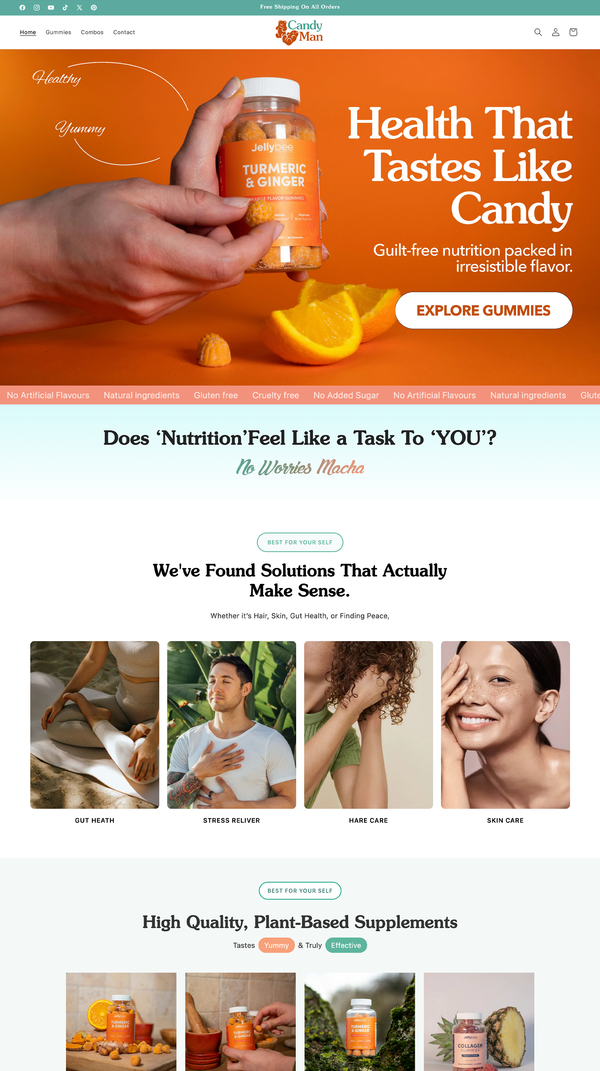 Candy Man Shopify Theme