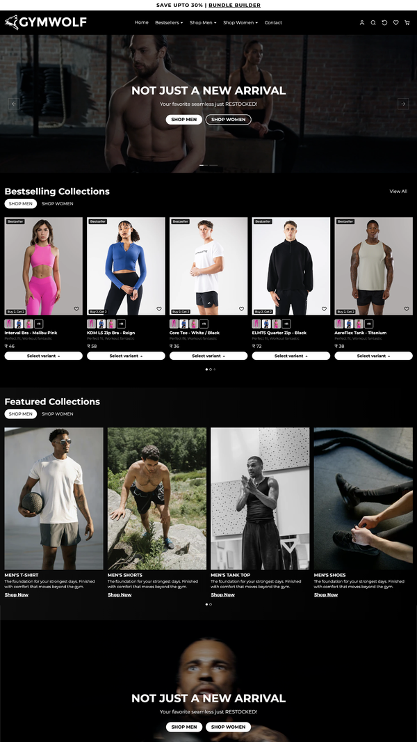Gymwolf Shopify Theme