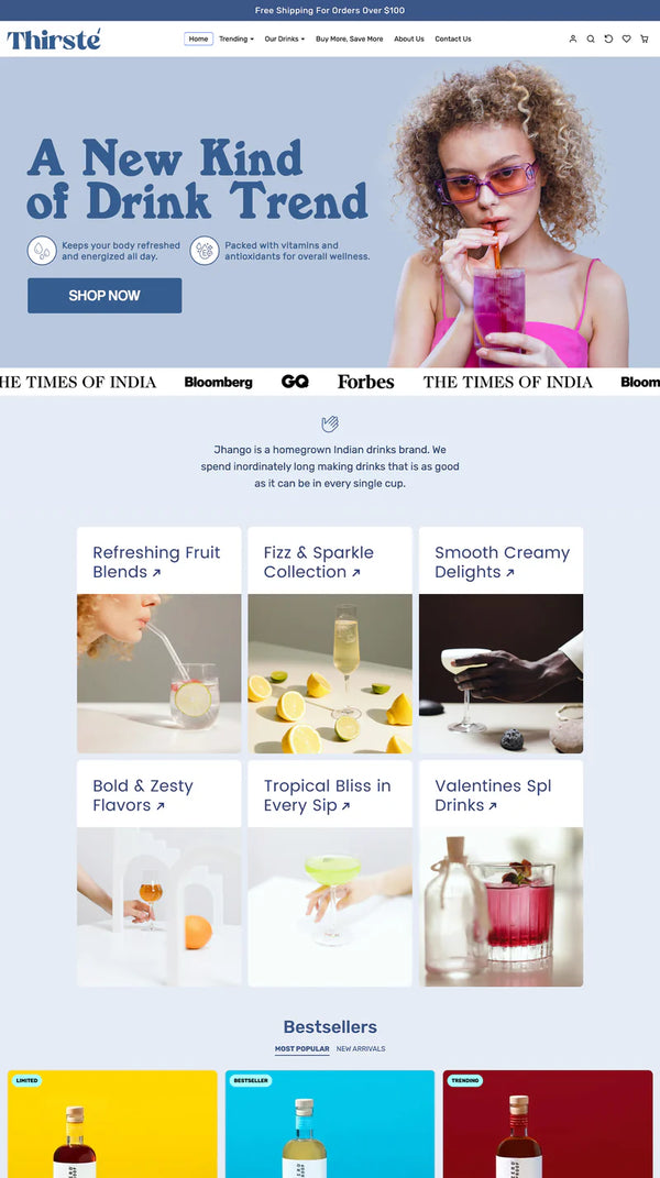 Thirste Shopify Theme