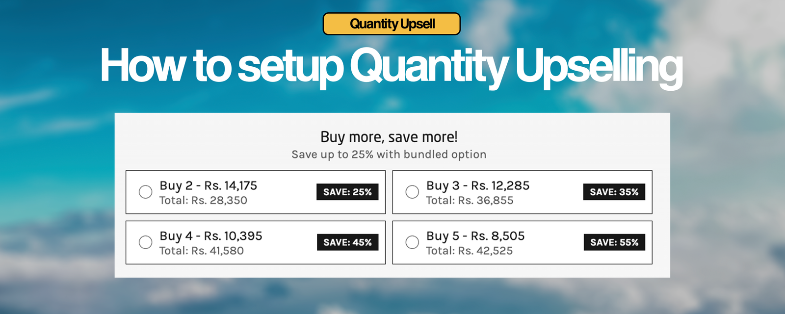 How to Set Up Quantity Breaks in our Shopify Themes
