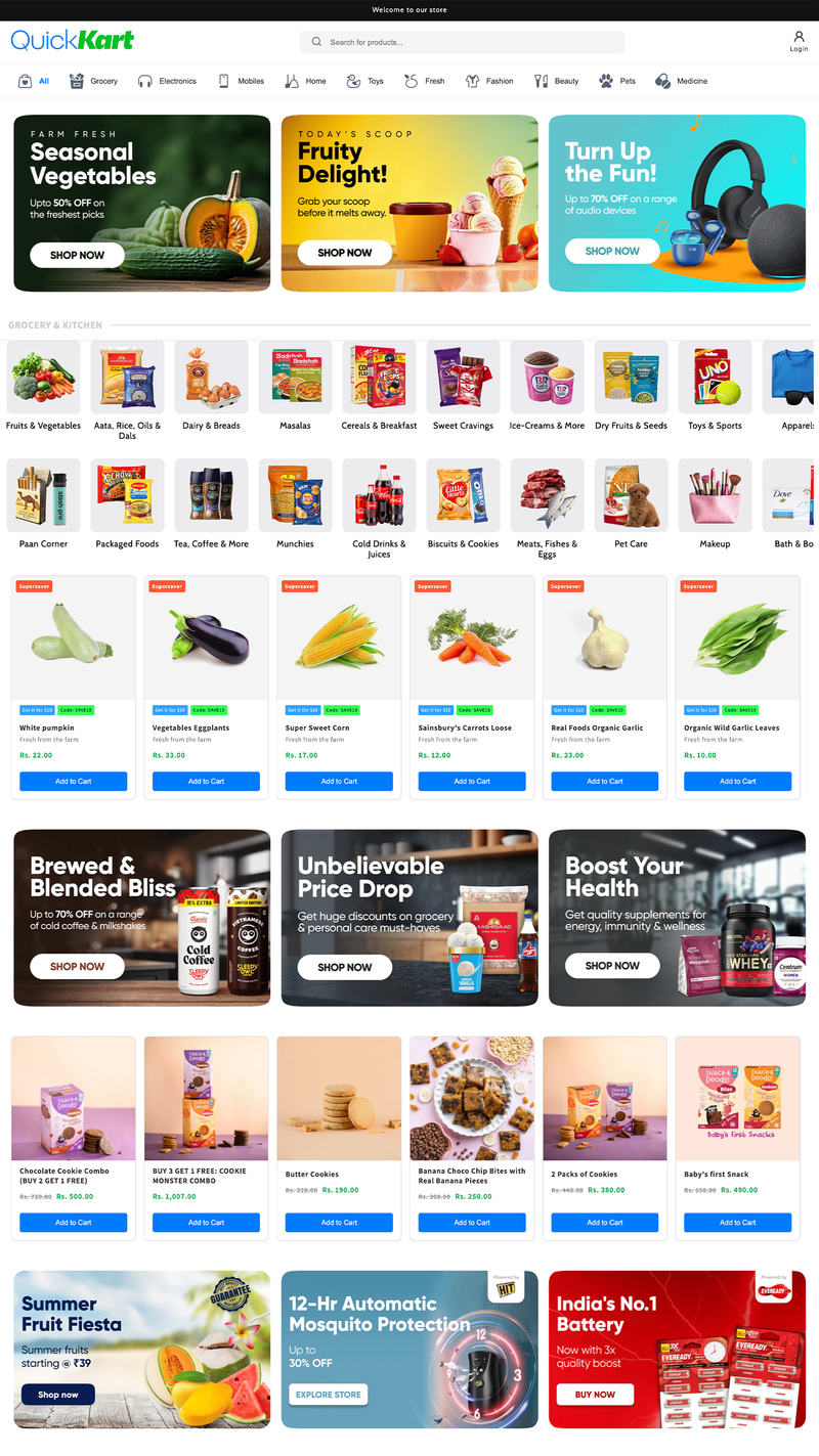 Quickart Shopify Theme