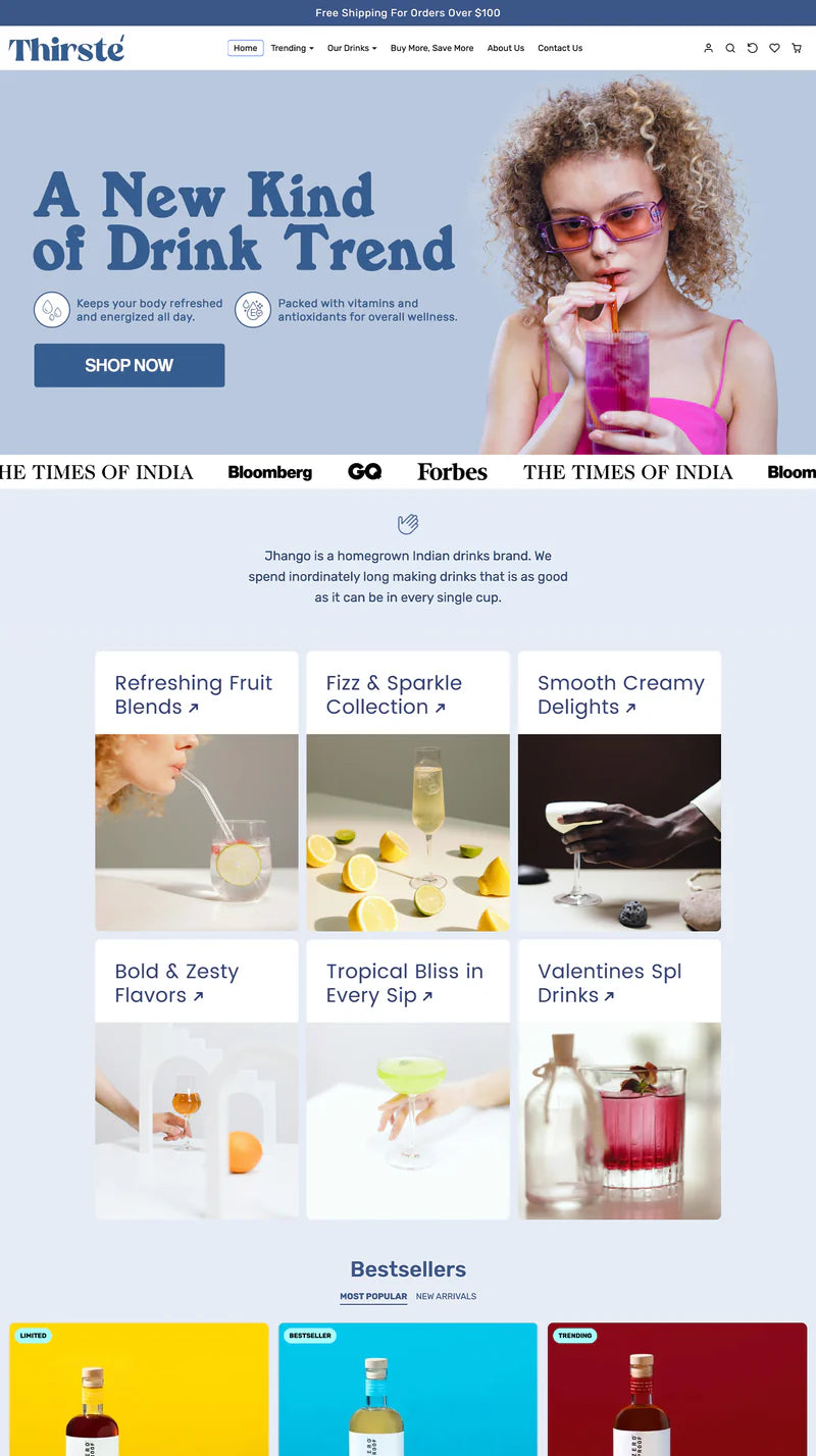 Thirste Shopify Theme